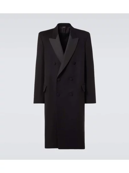 Palton Loro Piana din cașmir negru