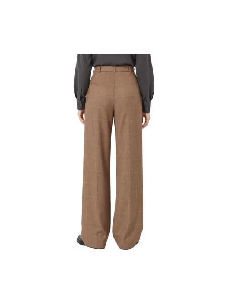 Nohavice Maxmara Studio hnedá