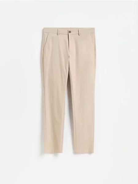 Reserved Pantaloni chino slim uni bej