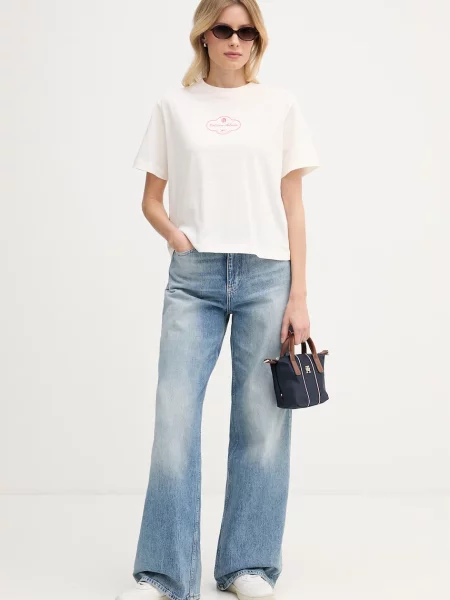 Calvin Klein Jeans kratka majica bež