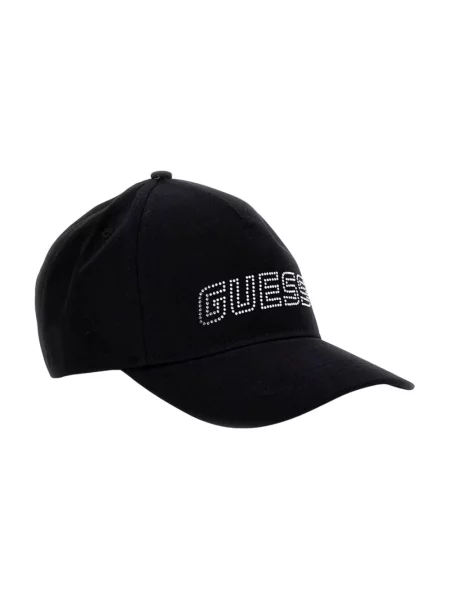 Czapka z daszkiem Guess czarna