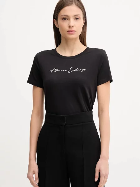 Koszulka Armani Exchange czarna