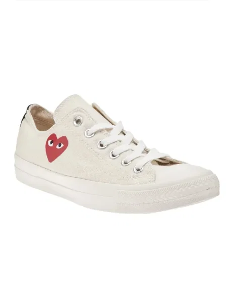 Sneakerși Comme Des Garcons Play alb