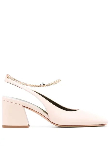 Pantofi cu toc Maria Luca din piele slingback roz