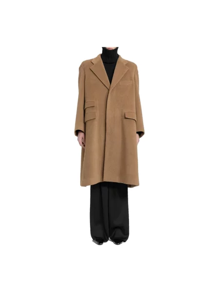 Płaszcz Saint Laurent wełniany brązowy