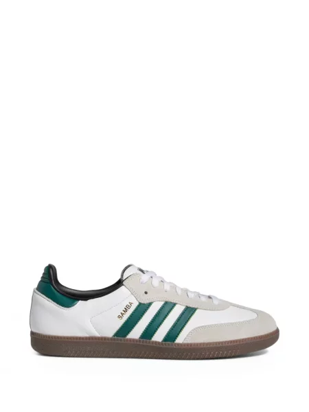 Sneakerși Adidas Samba cu dungi alb