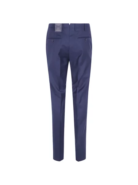 Pantaloni Incotex de lână albastru