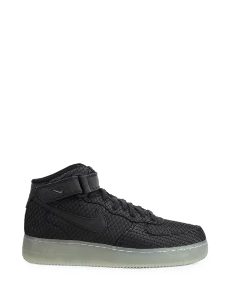 Lung tricou Nike Air Force 1 din fleece alergare negru
