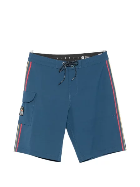 Lung slip de baie Vissla cu dungi albastru