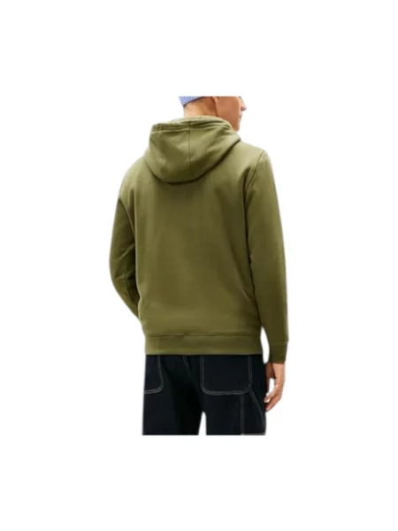 Bluza z kapturem Tommy Hilfiger zielona