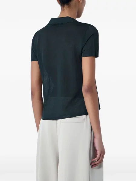 Tricou Lacoste tricotate verde