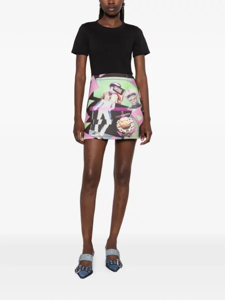 Scurt rochie The Artistylist cu imagine roz