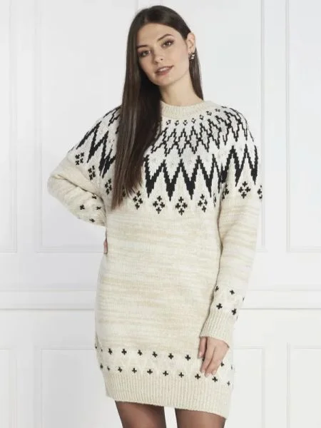 Silvian Heach Rochie cu adaos de lână