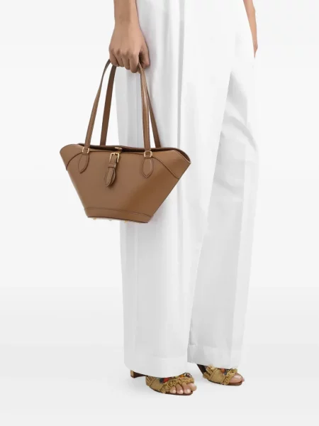 Geanta de piele Dolce & Gabbana din piele maro