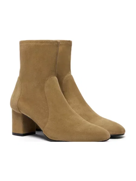 Botki Stuart Weitzman beżowe