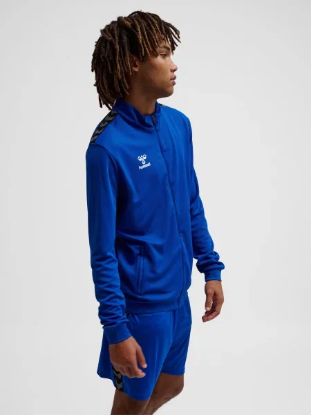 Bluza dresowa zapinana na błyskawiczny Hummel Authentic niebieska
