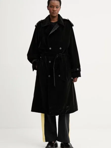 Rains trenci Trench Coat W3 negru