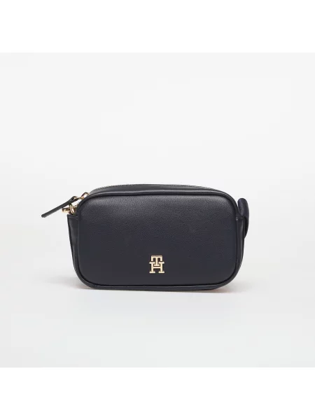 Torebka crossbody Tommy Hilfiger skórzana niebieska