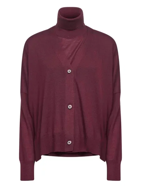 Sukienka Blanca Vita z dekoltem w serek garniturowa czerwona