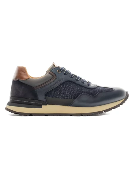 Sneakersy Ambitious skórzane klasyczne niebieskie
