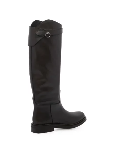 Botine Poeve cu cataramă maro