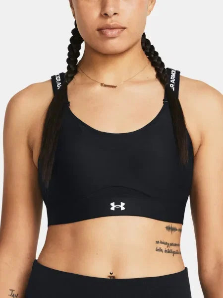 Fitness podprsenka Under Armour Infinity High black/white biela