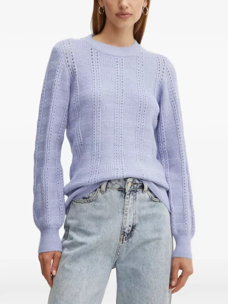 Lung tricou Silvian Heach ajurat violet