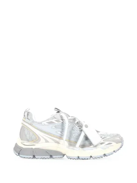 Sneakerși Off-white cu legături alb