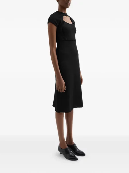 Rochie Jil Sander tricotate de costum negru