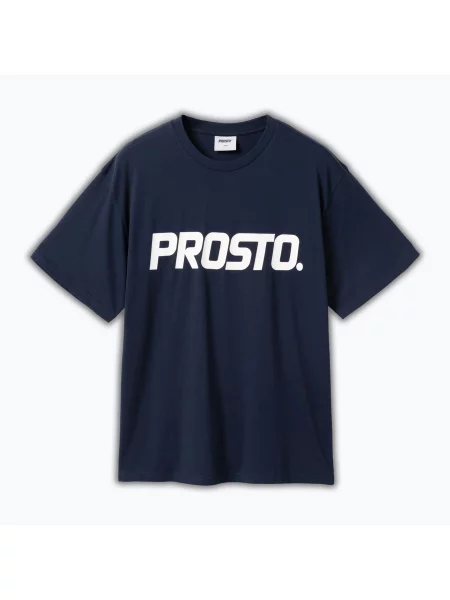 Tricou pentru bărbați PROSTO Big Log navy blue albastru