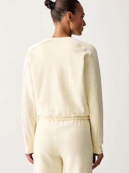 Under Armour bluza z bawełną Rival beżowa