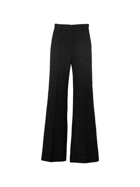 Pantaloni Weekend Max Mara în carouri negru