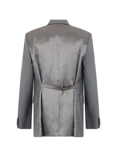 Sacou Moschino cu autograf gri