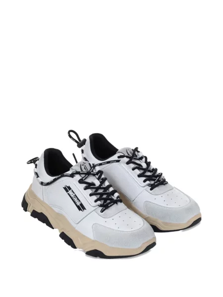 Sneakerși Just Cavalli chunky alb