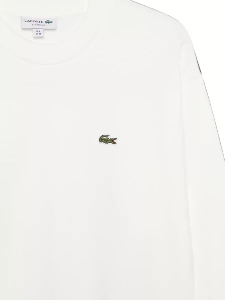 Hanorac Lacoste cu autograf alb