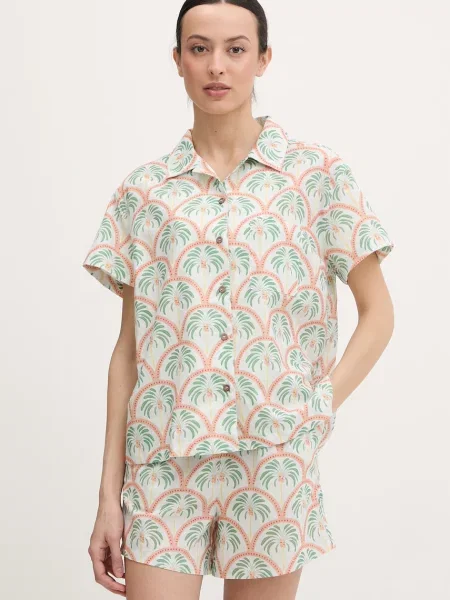 Hurley koszula BEACH zielona