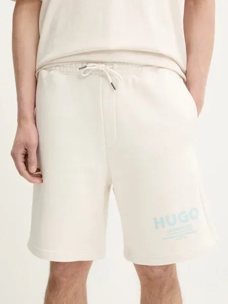 Къс панталон Hugo Blue бяло