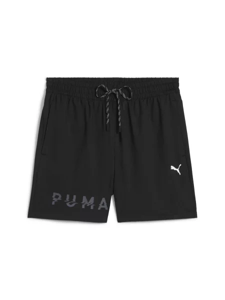 Короткие спортивные шорты Puma черные