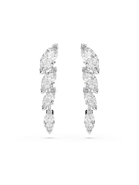 Swarovski kolczyki z cyrkonią MESMERA szare