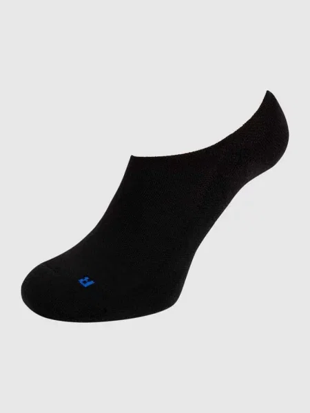 Stopki z domieszką stretchu model Invisible Keep Warm' Falke czarne