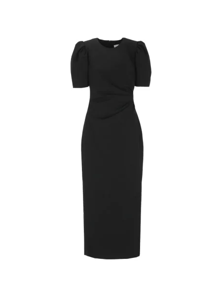 Rochie midi Carolina Herrera drapată negru