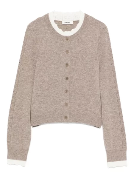Cardigan Sandro din dantelă