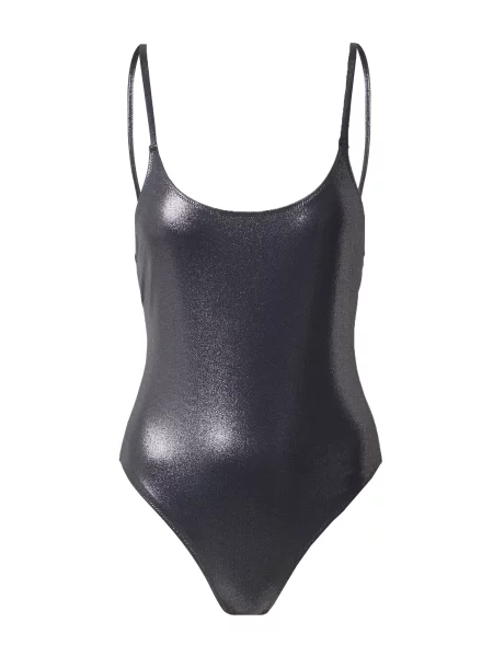Dámske jednodielne plavky Calvin Klein Scoop Back Black čierna