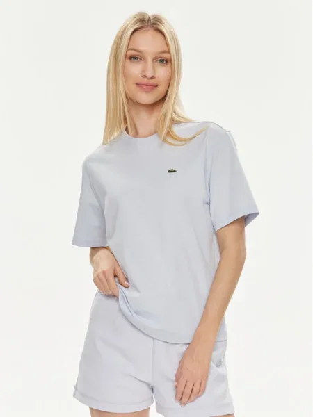 Lacoste Tricou celest albastru