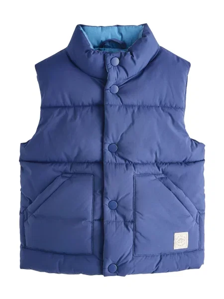 Next Vestă bleumarin