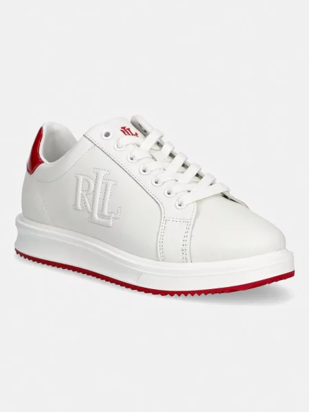 Lauren Ralph Lauren Ainsley sneakers pentru femei din piele alb