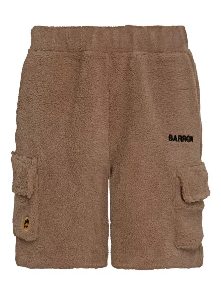 Fleecové šortky cargo Barrow hnědé