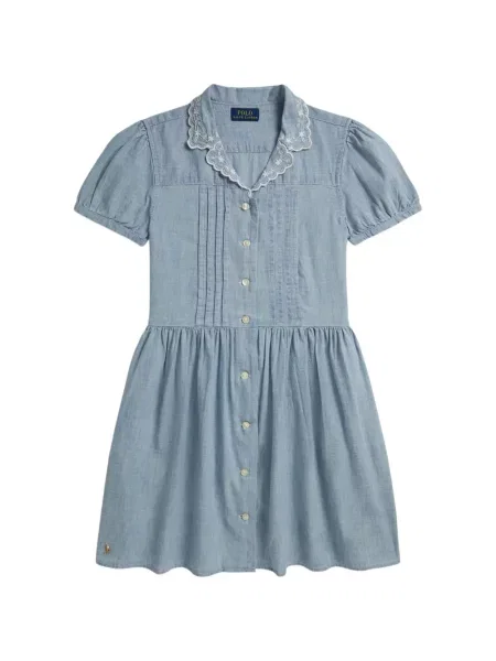 Sukienka dziecięca Polo Ralph Lauren niebieska
