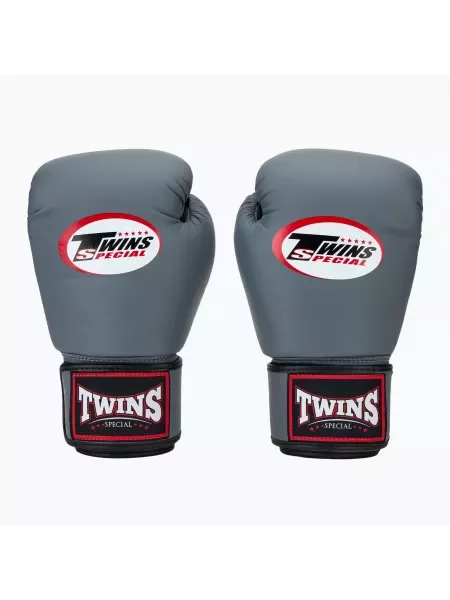 Rękawice bokserskie dziecięce Twins Special grey szare