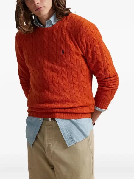 Ριγέ polo Polo Ralph Lauren με κουκούλα με αυτόγραφο λευκό